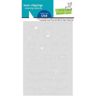 Lawn Fawn Stencil -  Cheesy Christmas Add-On